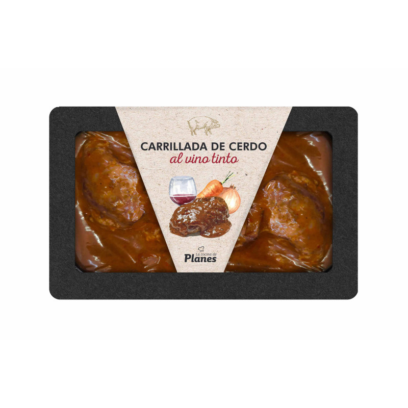 Carrilladas al vino