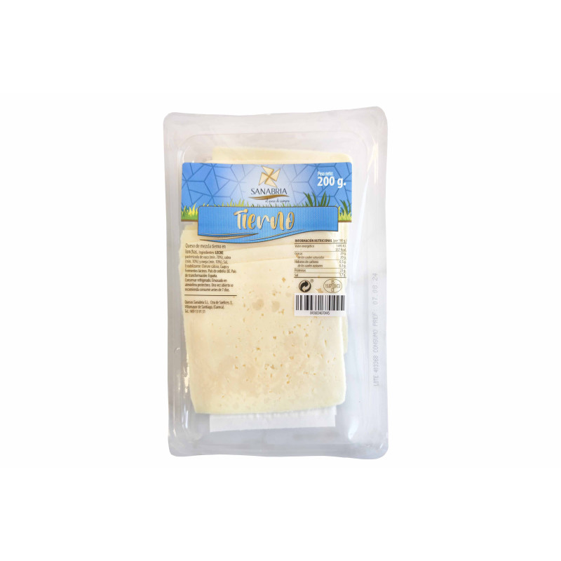 Queso lonchas tierno