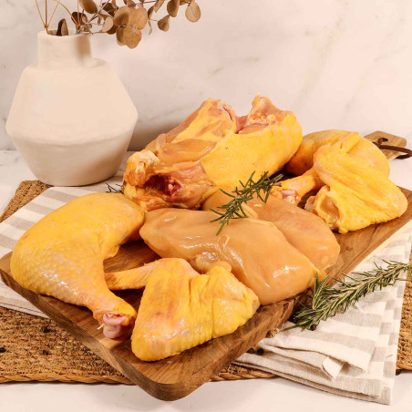 Pollo de Aldea al corte test