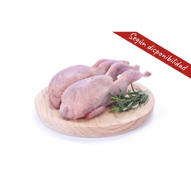 Codornices frescas - Peso aproximado 180 gr la unidad