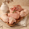Pollo entero al corte