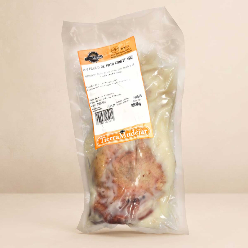 Muslo de pato en confit