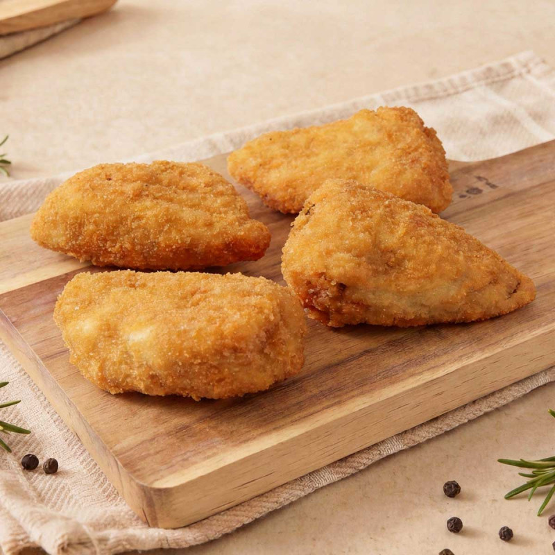 Pimiento relleno de carne de pollo