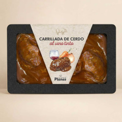 Carrilladas al vino tinto