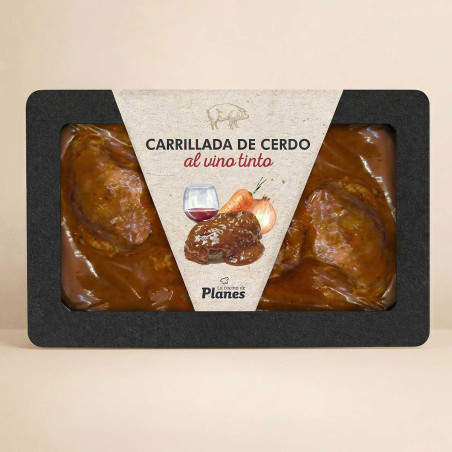 Carrilladas al vino tinto