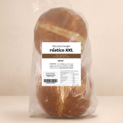 Pan rústico de hamburguesa