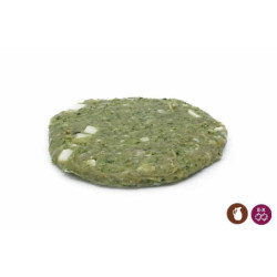 Hamburguesa de pollo, calabacín y queso - Peso aprox. 125gr