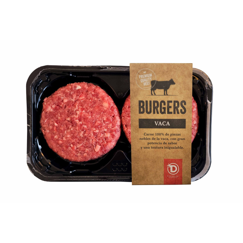 Burger de vaca Premium - Bandeja 2 uds x180g
